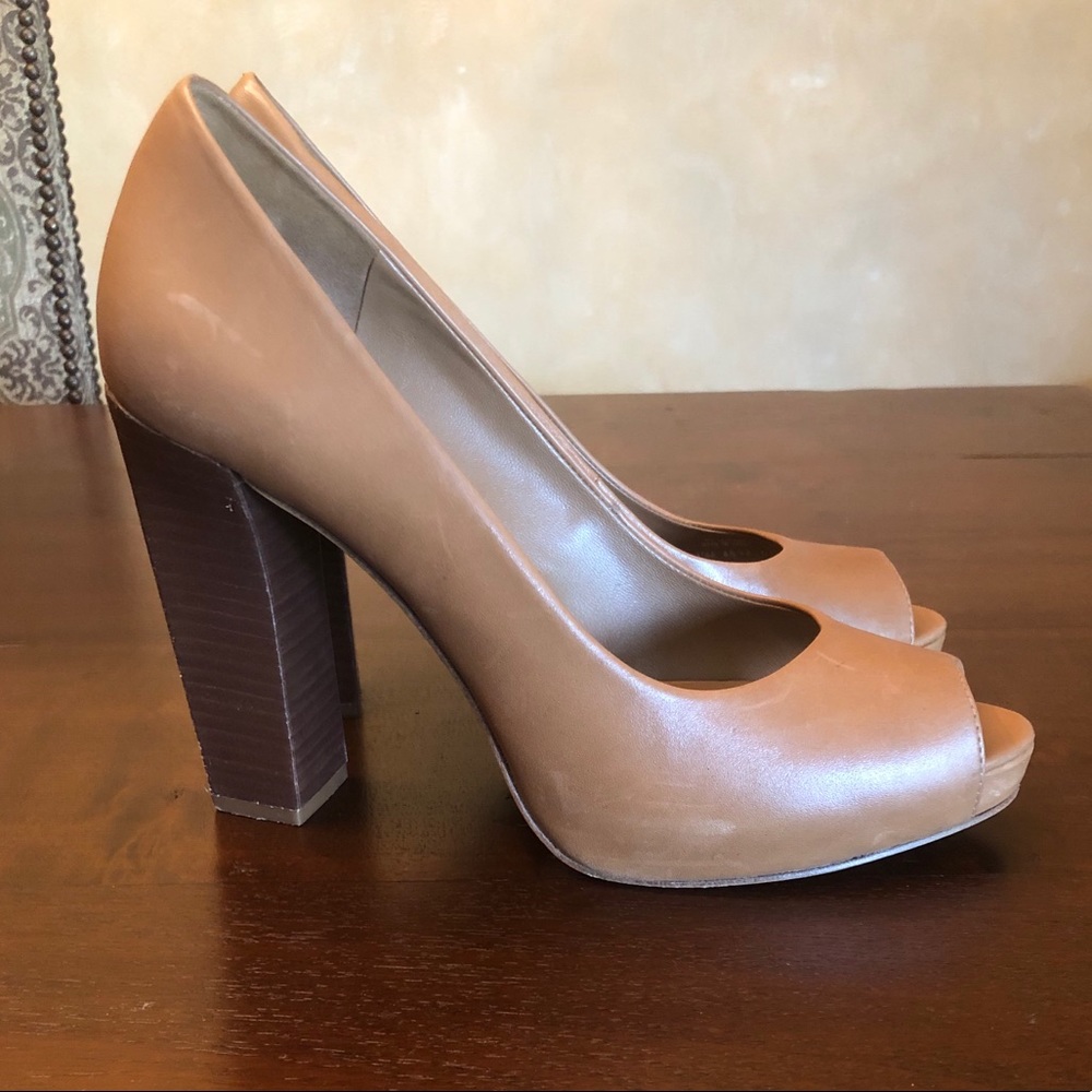 TORY BURCH high heel peep toe pumps - Picture 7 of 15